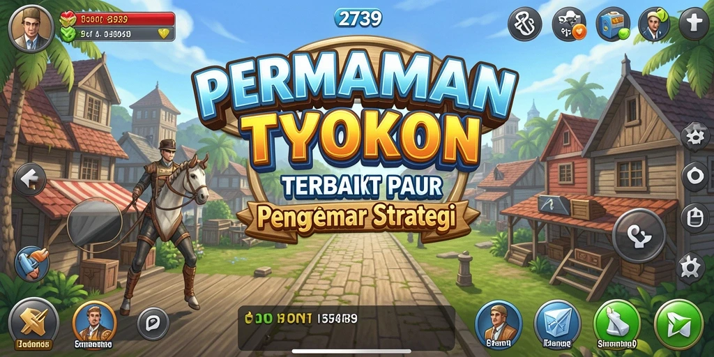 Tampilan menarik dari gameplay Tycoon di 2739.