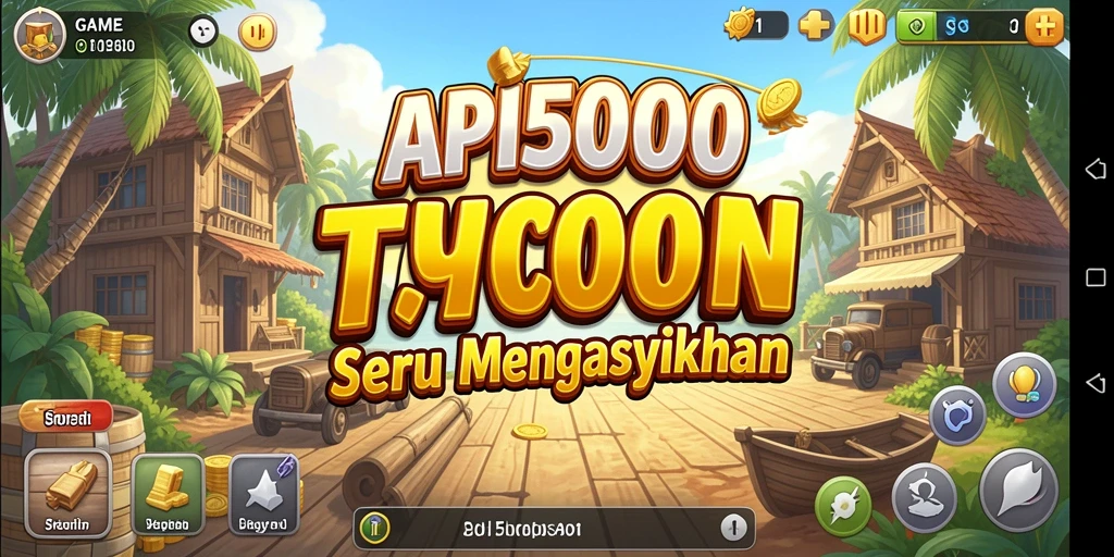 Tampilan gameplay seru dalam API5000 yang menantang.