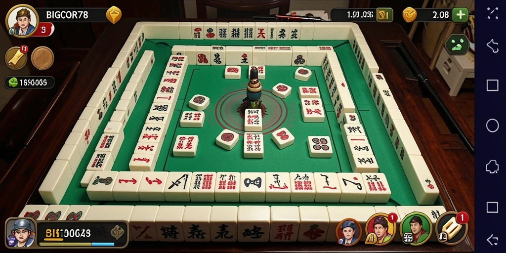 Tampilan gameplay seru dari BIGCOR78 dengan tantangan Mahjong.