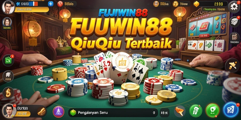 Tampilan gameplay QiuQiu yang mendebarkan di FUJIWIN88.