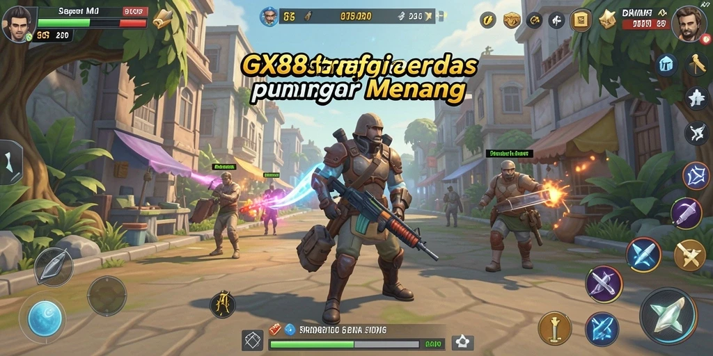 Tampilan gameplay GX88 menampilkan strategi dan taktik yang mendebarkan.