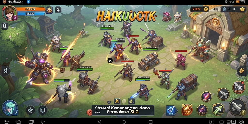 Tampilan gameplay HAIKUOTK yang menarik dan strategis.
