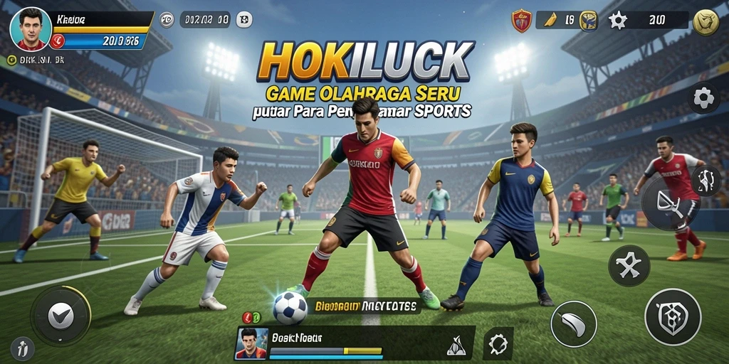 Tampilan gameplay seru dan menantang dalam HOKILUCK.