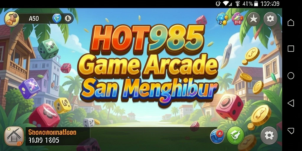 Screenshot gameplay HOT985 menampilkan aksi seru dalam permainan Arcade.