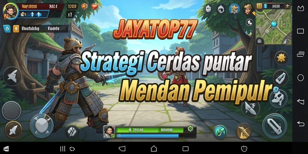 Tampilan gameplay JAYATOP77 yang strategis dan menantang.