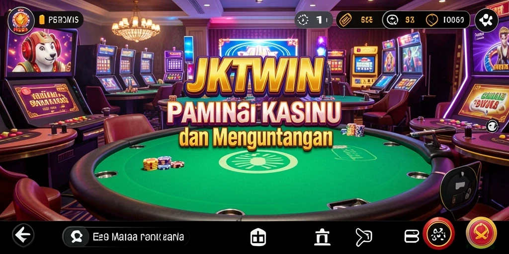 Tangkapan layar utama JKTWIN menampilkan gameplay yang menarik dan interaktif.