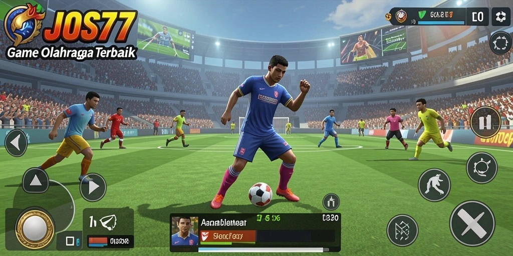 Tampilan gameplay olahraga yang seru dan menarik di JOS77.