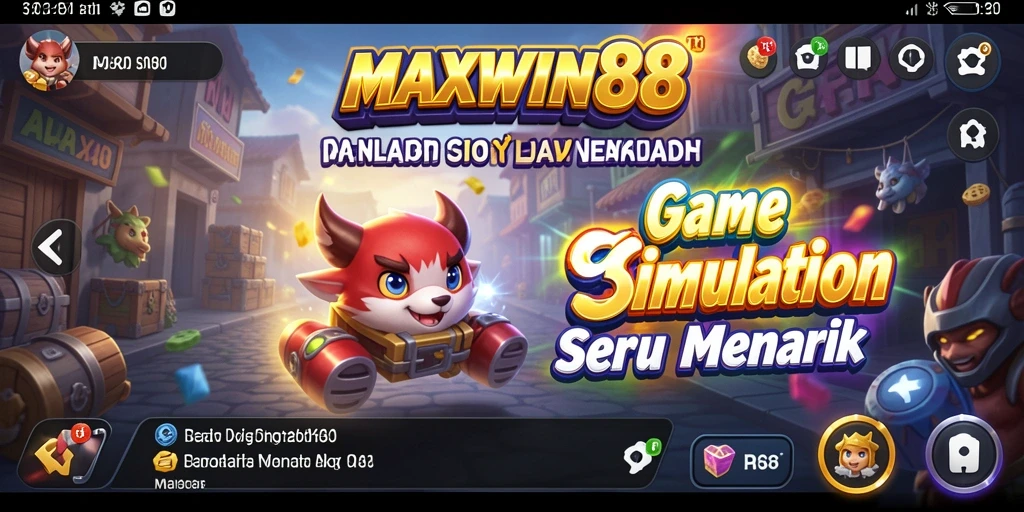 Tangkapan layar gameplay <strong>MAXWIN88</strong> yang menunjukkan pengalaman simulasi yang memukau.