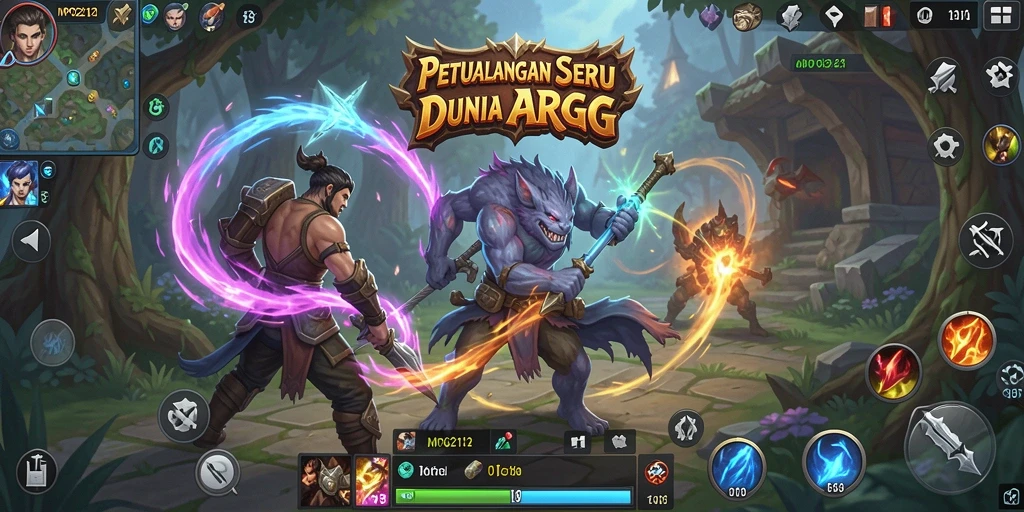 Screenshot MPO2121 menunjukkan aksi seru dalam petualangan ARPG.