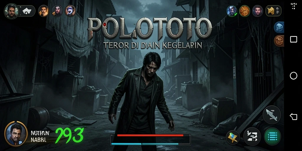 Screenshot menampilkan momen menegangkan dalam gameplay POLOTOTO.