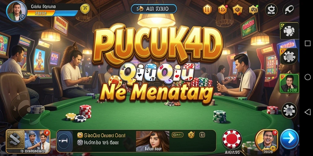 Tampilan gameplay seru QiuQiu di PUCUK4D.