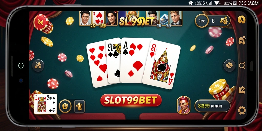 Tampilan gameplay SLOT99BET yang menegangkan dan seru.